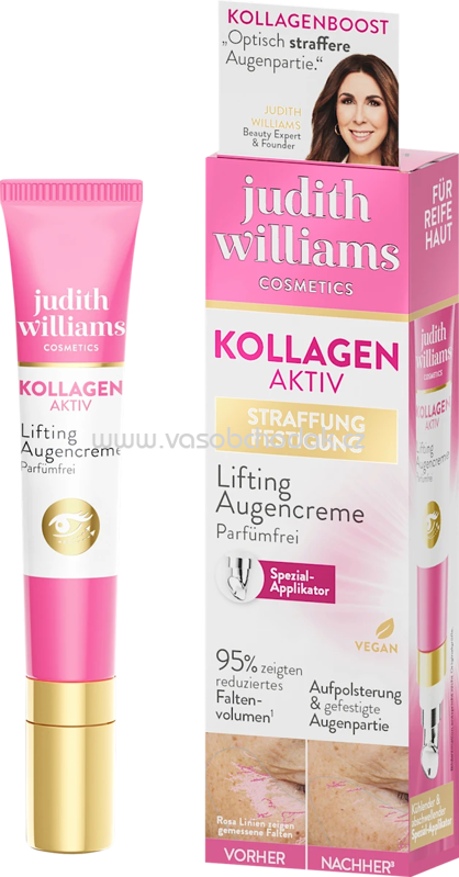 Judith Williams Augencreme Kollagen Aktiv Lifting, 15 ml Judith Williams Augencreme Kollagen Aktiv Lifting, 15 ml