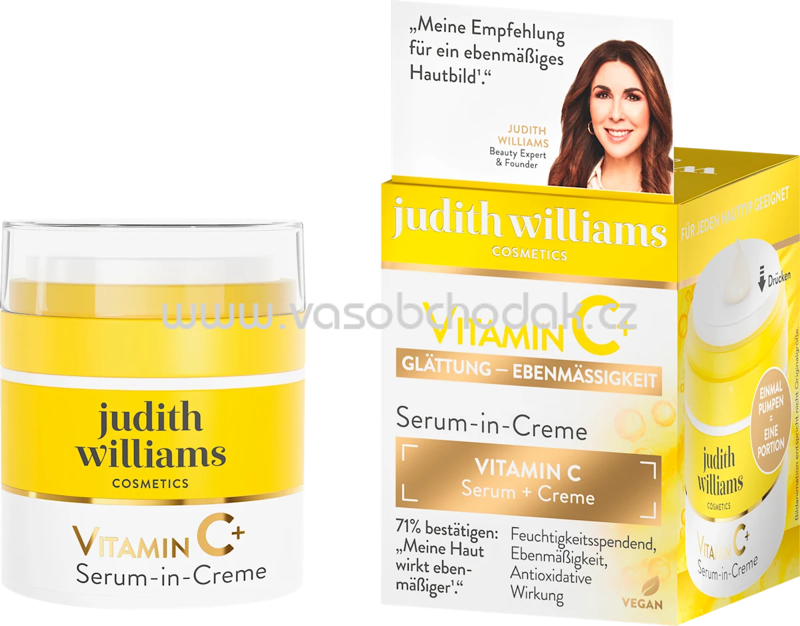 Judith Williams Gesichtsserum in Creme Vitamic C+, 50 ml Judith Williams Gesichtsserum in Creme Vitamic C+, 50 ml