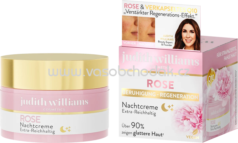 Judith Williams Nachtcreme Rose, 50 ml Judith Williams Nachtcreme Rose, 50 ml
