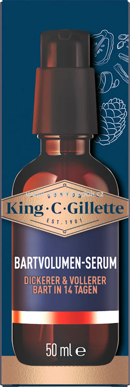 King. C. Gillette Bartvolumen Serum, 50 ml King. C. Gillette Bartvolumen Serum, 50 ml