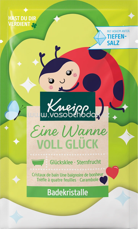 Kneipp Badesalz Eine Wanne VOLL GLÜCK, 60 g Kneipp Badesalz Eine Wanne VOLL GLÜCK, 60 g
