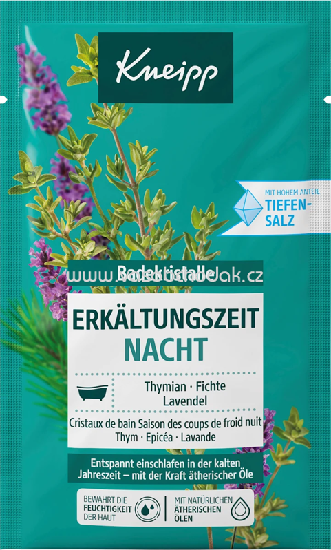 Kneipp Badesalz Erkältungszeit Nacht, 60 g Kneipp Badesalz Erkältungszeit Nacht, 60 g