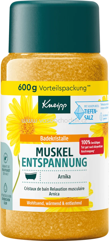 Kneipp Badesalz Muskel Entspannung, 600 g