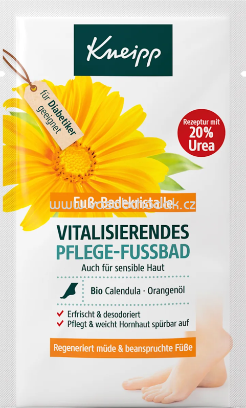 Kneipp Fußbad, Badekristalle Calendula & Orangenöl, 40 g