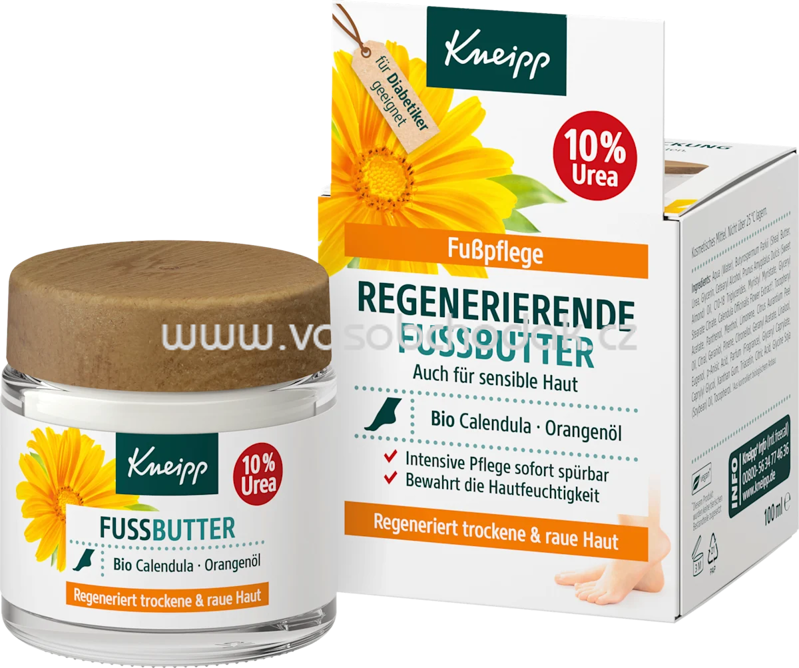 Kneipp Fußbutter Calendula & Orangenöl, 100 ml