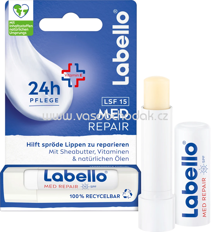 Labello Lippenpflege Med Repair LSF 15, 4,8 g Labello Lippenpflege Med Repair LSF 15, 4,8 g