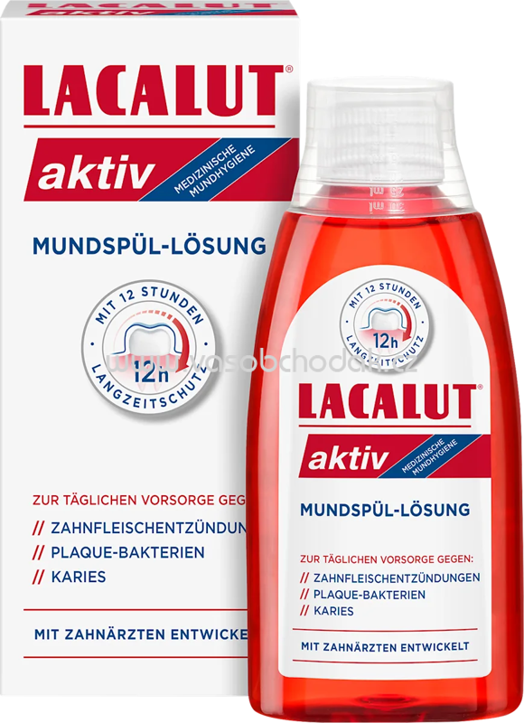 Lacalut Mundspülung aktiv, 300 ml