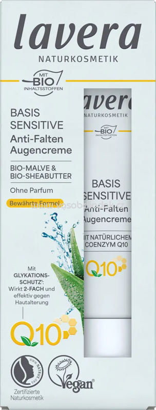 lavera NATURKOSMETIK Lippenbalsam Basis Sensitiv, 4,5 g lavera NATURKOSMETIK Lippenbalsam Basis Sensitiv, 4,5 g