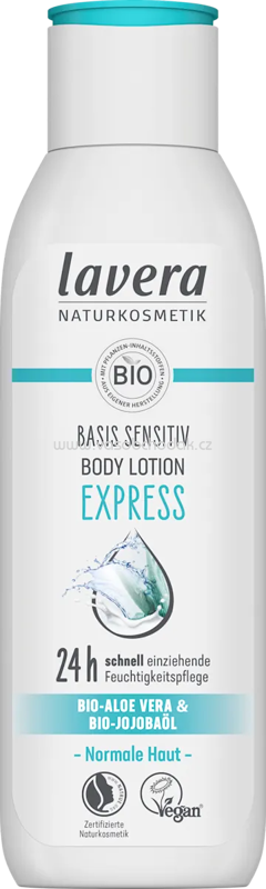 lavera NATURKOSMETIK Bodylotion Basis Sensitiv Express, 250 ml lavera NATURKOSMETIK Bodylotion Basis Sensitiv Express, 250 ml