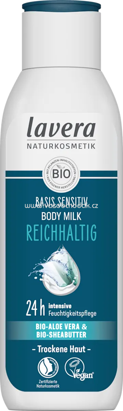lavera NATURKOSMETIK Bodylotion Basis Sensitiv Reichhaltig, 250 ml lavera NATURKOSMETIK Bodylotion Basis Sensitiv Reichhaltig, 250 ml