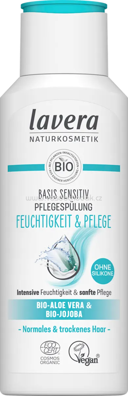 lavera NATURKOSMETIK Conditioner Basis Sensitiv Feuchtigkeit & Pflege, 200 ml lavera NATURKOSMETIK Conditioner Basis Sensitiv Feuchtigkeit & Pflege, 200 ml