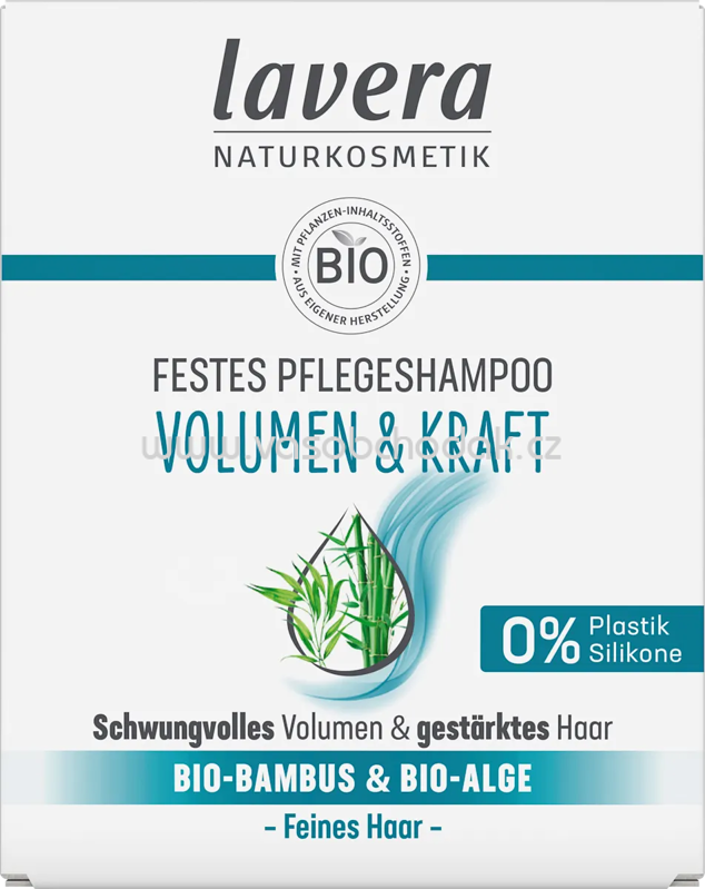 lavera NATURKOSMETIK Festes Shampoo Volumen & Kraft, 50 g lavera NATURKOSMETIK Festes Shampoo Volumen & Kraft, 50 g