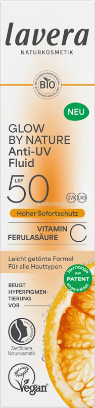 lavera NATURKOSMETIK Fluid Glow by Nature Anti UV LSF 50, 40 ml lavera NATURKOSMETIK Fluid Glow by Nature Anti UV LSF 50, 40 ml