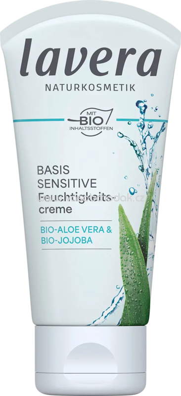 lavera NATURKOSMETIK Gesichtscreme Basis Sensitiv feuchtigkeitsspendend, 50 ml lavera NATURKOSMETIK Gesichtscreme Basis Sensitiv feuchtigkeitsspendend, 50 ml