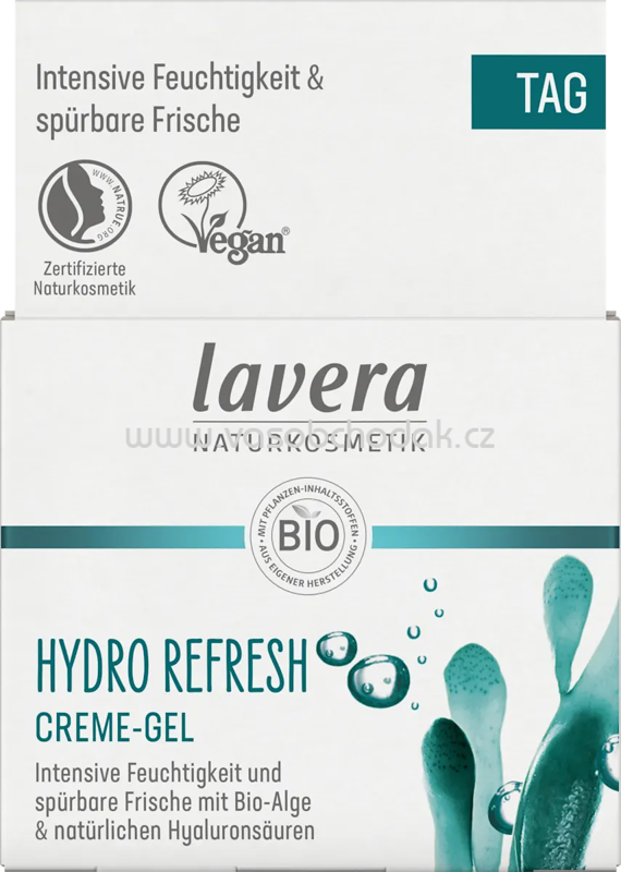 lavera NATURKOSMETIK Gesichtscreme Gel Hydro Refresh, 50 ml lavera NATURKOSMETIK Gesichtscreme Gel Hydro Refresh, 50 ml