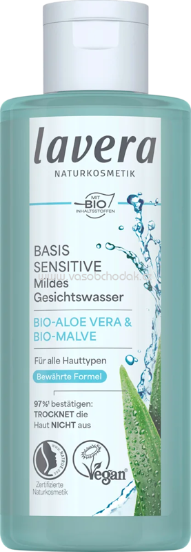 lavera NATURKOSMETIK Gesichtswasser Basis Sensitiv, 200 ml lavera NATURKOSMETIK Gesichtswasser Basis Sensitiv, 200 ml