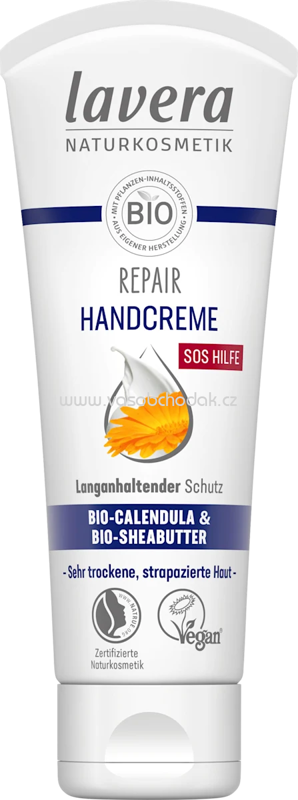 lavera NATURKOSMETIK Handcreme Repair SOS Hilfe mit Calendula & Sheabutter, 75 ml lavera NATURKOSMETIK Handcreme Repair SOS Hilfe mit Calendula & Sheabutter, 75 ml