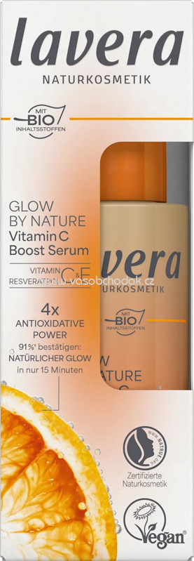 lavera NATURKOSMETIK Serum Glow by Nature Vitamin C Boost, 30 ml