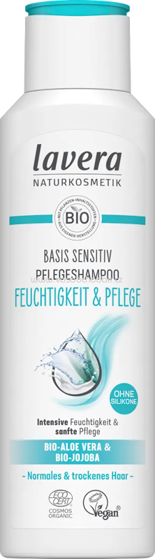 lavera NATURKOSMETIK Shampoo Basis Sensitiv Feuchtigkeit & Pflege, 250 ml lavera NATURKOSMETIK Shampoo Basis Sensitiv Feuchtigkeit & Pflege, 250 ml