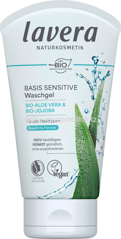 lavera NATURKOSMETIK Waschgel Basis Sensitiv, 125 ml lavera NATURKOSMETIK Waschgel Basis Sensitiv, 125 ml