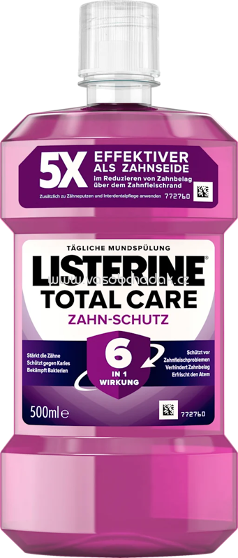 Listerine Mundspülung Total Care Zahnschutz, 500 ml Listerine Mundspülung Total Care Zahnschutz, 500 ml