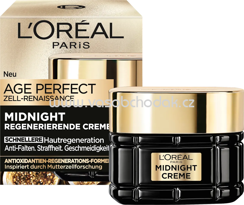L'ORÉAL PARiS Anti Falten Nachtcreme Age Perfect, 50 ml L'ORÉAL PARiS Anti Falten Nachtcreme Age Perfect, 50 ml