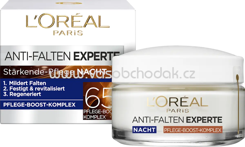 L'ORÉAL PARiS Anti Falten Nachtcreme Experte 65+, 50 ml L'ORÉAL PARiS Anti Falten Nachtcreme Experte 65+, 50 ml