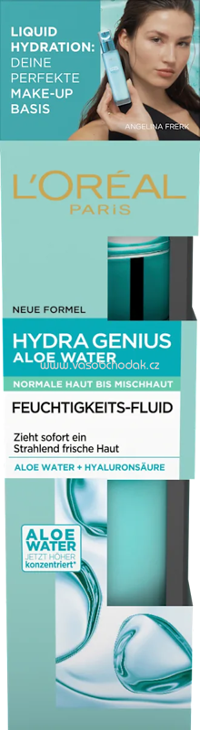 L'ORÉAL PARiS Gesichtscreme Hydra Genius Fluid normale bis trockene Haut, 70 ml
