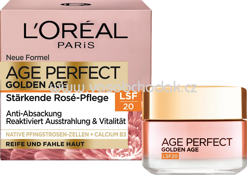 L'ORÉAL PARiS Gesichtscreme Perfect Golden Age LSF 20, 50 ml