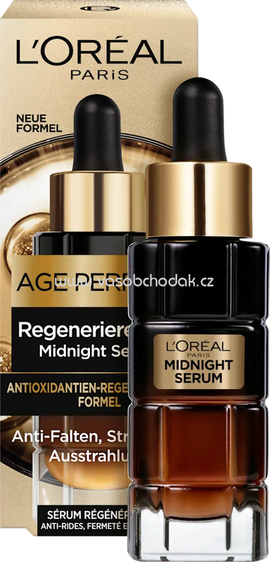 L'ORÉAL PARiS Serum Midnight Age Perfect Zell-Renaissance Anti-Falten, 30 ml