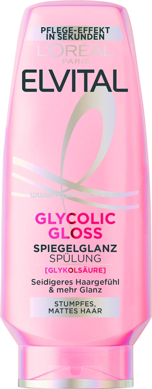 L'ORÉAL PARiS ELVITAL Conditioner Glycolic Gloss Spiegelglanz, 200 ml