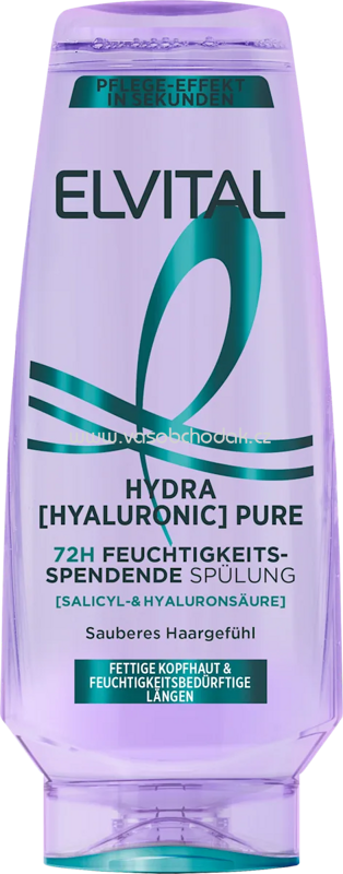 L'ORÉAL PARiS ELVITAL Conditioner Hydra Hyaluronic Pure, 200 ml
