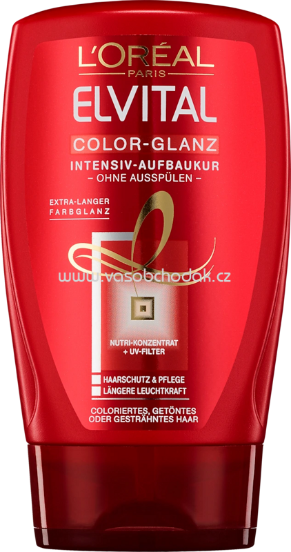 L'ORÉAL PARiS ELVITAL Haarkur Intensiv-Aufbaukur Color-Glanz, 125 ml