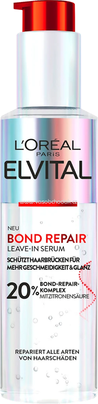L'ORÉAL PARiS ELVITAL Leave-In Haarserum Bond Repair, Anti-Haarschäden, 150 ml