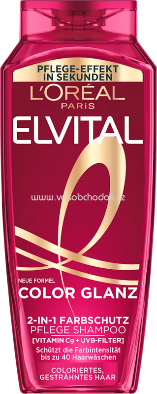 L'ORÉAL PARiS ELVITAL Shampoo & Conditioner 2in1 Color Glanz, 250 ml