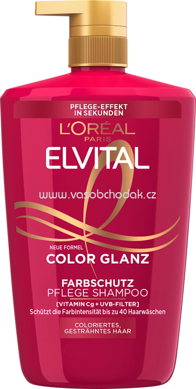 L'ORÉAL PARiS ELVITAL Shampoo Color Glanz, 1.000 ml