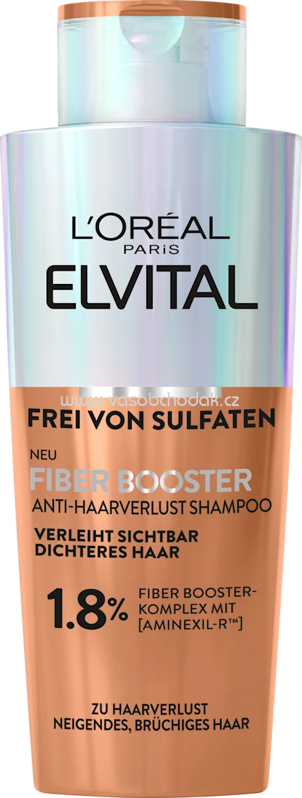 L'ORÉAL PARiS ELVITAL Shampoo Fiber Booster, Anti-Haarverlust, 200 ml