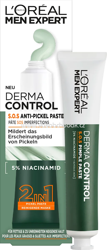 L'ORÉAL PARiS MEN EXPERT Anti Pickel Creme SOS Derma Control, 45 ml L'ORÉAL PARiS MEN EXPERT Anti Pickel Creme SOS Derma Control, 45 ml