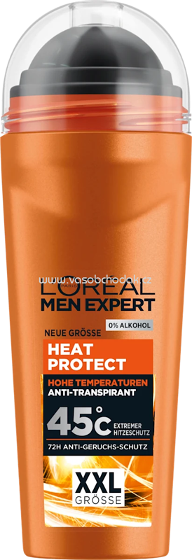 L'ORÉAL PARiS MEN EXPERT Antitranspirant Deo Roll-on Heat Protect, 100 ml L'ORÉAL PARiS MEN EXPERT Antitranspirant Deo Roll-on Heat Protect, 100 ml