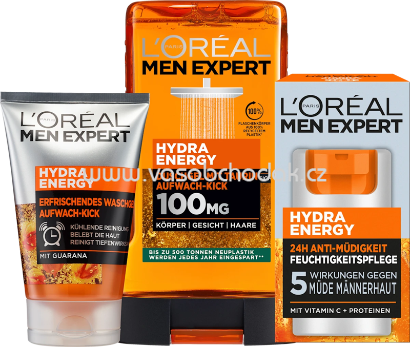 L'ORÉAL PARiS MEN EXPERT Geschenkset Hydra Energy 3tlg, 1 St