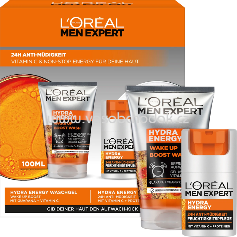 L'ORÉAL PARiS MEN EXPERT Geschenkset Hydra Energy Pflege + Reinigung 2tlg, 1 St L'ORÉAL PARiS MEN EXPERT Geschenkset Hydra Energy Pflege + Reinigung 2tlg, 1 St