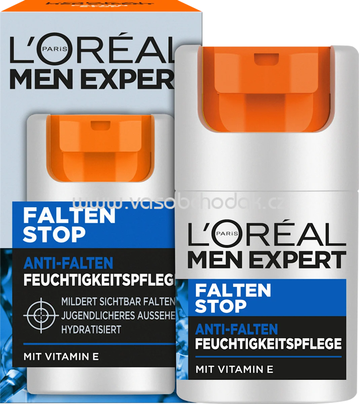 L'ORÉAL PARiS MEN EXPERT Gesichtscreme Anti-Falten, Feuchtigkeitspflege mit Vitamin E, 50 ml L'ORÉAL PARiS MEN EXPERT Gesichtscreme Anti-Falten, Feuchtigkeitspflege mit Vitamin E, 50 ml