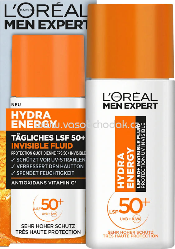 L'ORÉAL PARiS MEN EXPERT Gesichtscreme Hydra Energy LSF 50+, 50 ml L'ORÉAL PARiS MEN EXPERT Gesichtscreme Hydra Energy LSF 50+, 50 ml