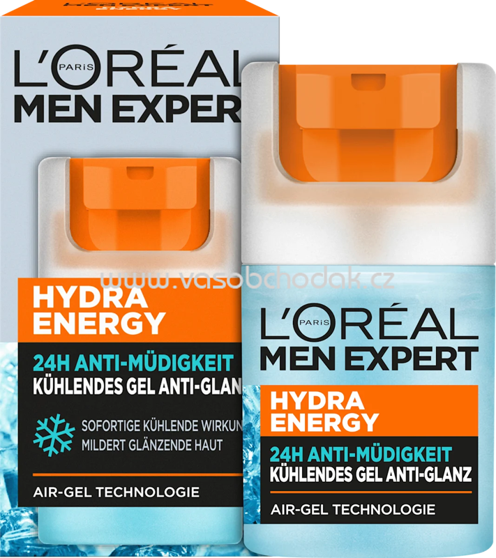 L'ORÉAL PARiS MEN EXPERT Gesichtsgel Hydra Energy, Kühlend & Anti-Glanz, 24h Anti-Müdigkeit, 50 ml L'ORÉAL PARiS MEN EXPERT Gesichtsgel Hydra Energy, Kühlend & Anti-Glanz, 24h Anti-Müdigkeit, 50 ml