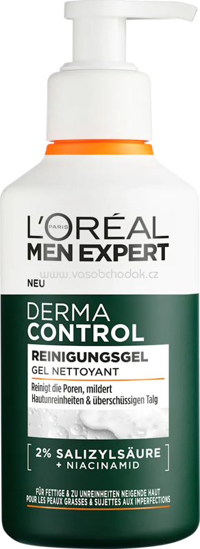 L'ORÉAL PARiS MEN EXPERT Reinigungsgel Derma Control, 260 ml L'ORÉAL PARiS MEN EXPERT Reinigungsgel Derma Control, 260 ml