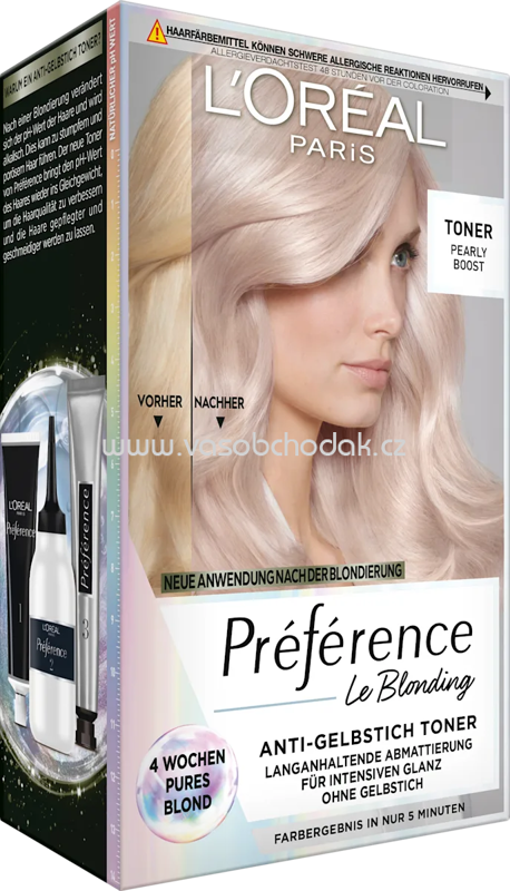 L'ORÉAL PARiS PRÉFÉRENCE Haartoner 02 Pearly Boost, 1 St L'ORÉAL PARiS PRÉFÉRENCE Haartoner 02 Pearly Boost, 1 St
