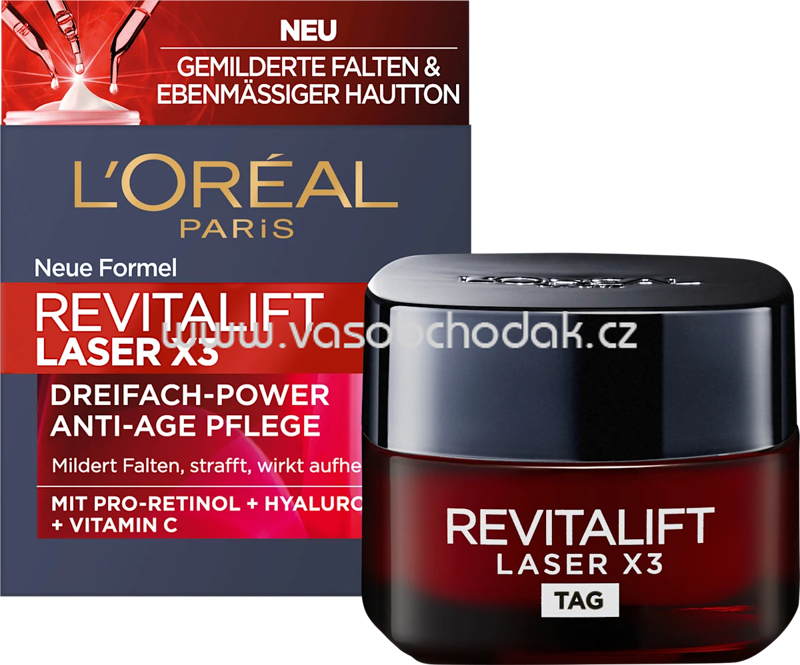 L'ORÉAL PARiS REVITALIFT Gesichtscreme Revitalift Laser X3, 50 ml