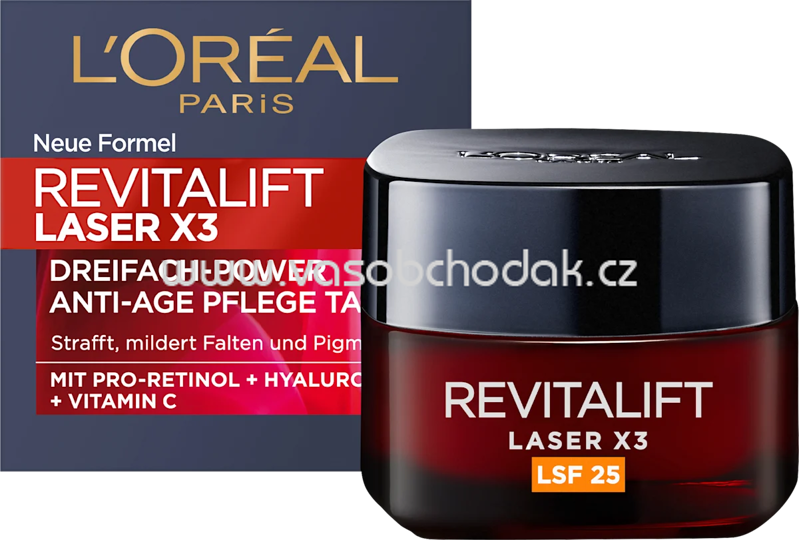 L'ORÉAL PARiS REVITALIFT Gesichtscreme Revitalift Laser X3 LSF 25, 50 ml