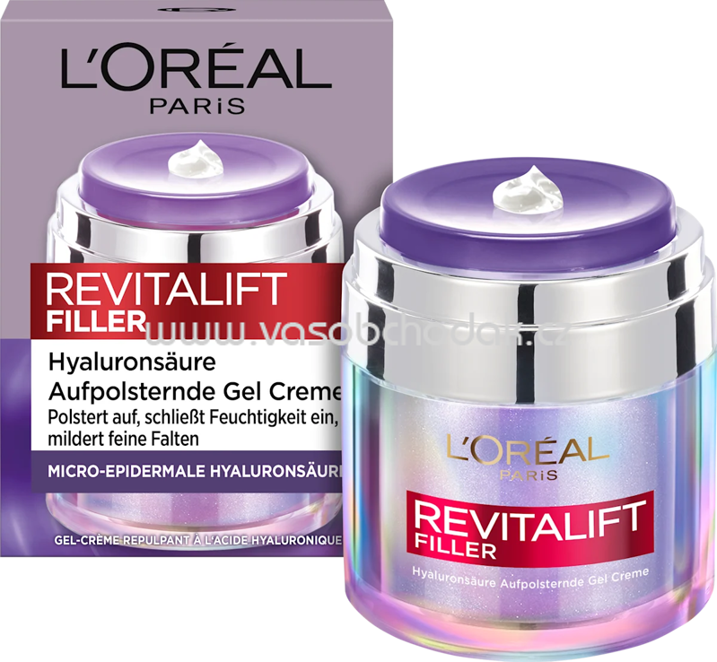 L'ORÉAL PARiS REVITALIFT Gesichtsgel Revitalift Filler, 50 ml L'ORÉAL PARiS REVITALIFT Gesichtsgel Revitalift Filler, 50 ml