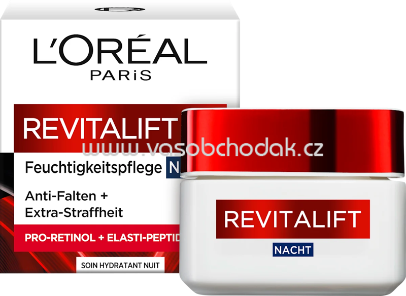 L'ORÉAL PARiS REVITALIFT Nachtcreme Revitalift, Anti-Falten, 50 ml
